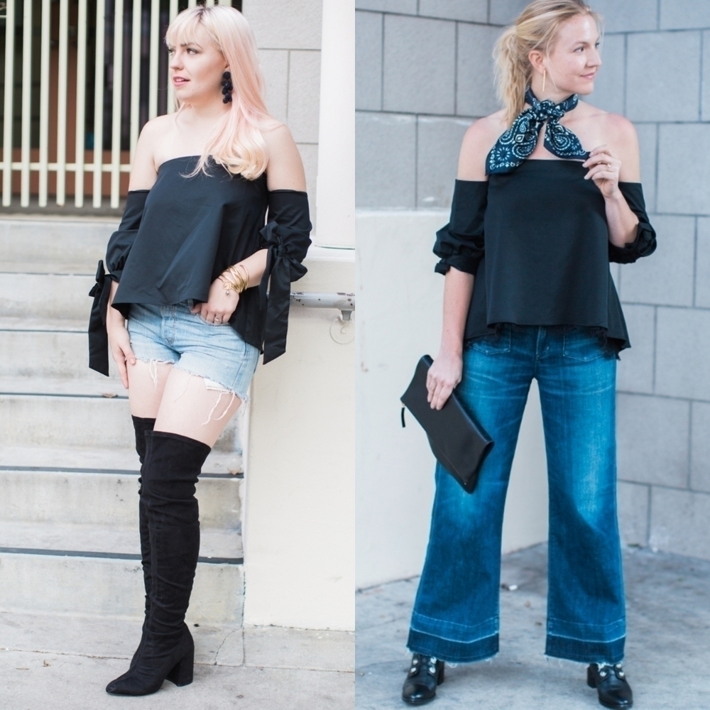 {10} NWT Sachin & Babi Fairy Top Jet Black